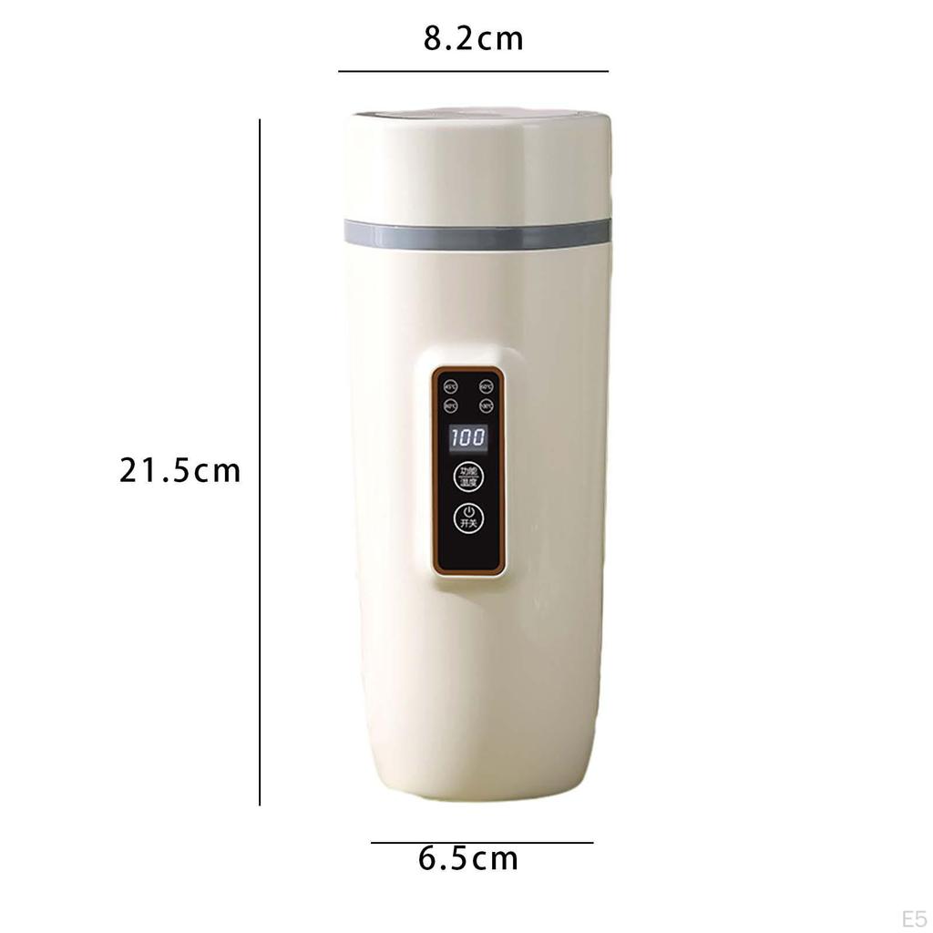 Elektrická ohřívací nádoba Nerezová přenosná konvice pro Office Hotel Travel zelená