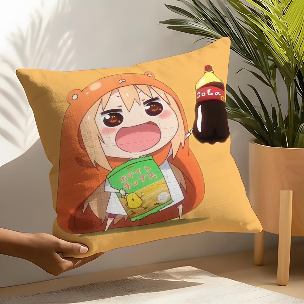 Cute Uumaru ddoma anime Pillow Case Home Living Room Decoration Linen Pillow Cases Cushion Cover