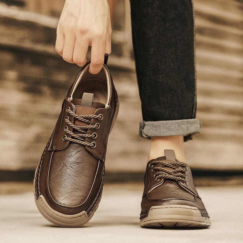 Handmade Men Shoes Casual Leather Shoes For Men Loafers Moccasins Men Flats Shoes Driving Shoes