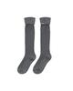 MISEKI SEOUL Shirring Knee Socks Charcoal