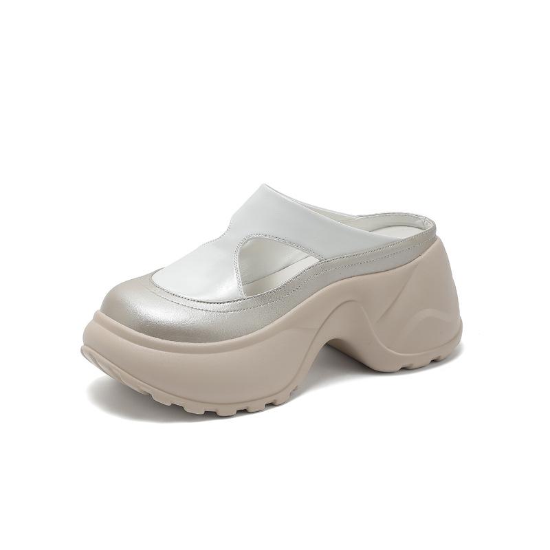 Platform sandals women's 2025 summer new sandals heightening bag head slippers super fairy super fire genuine explosion high value