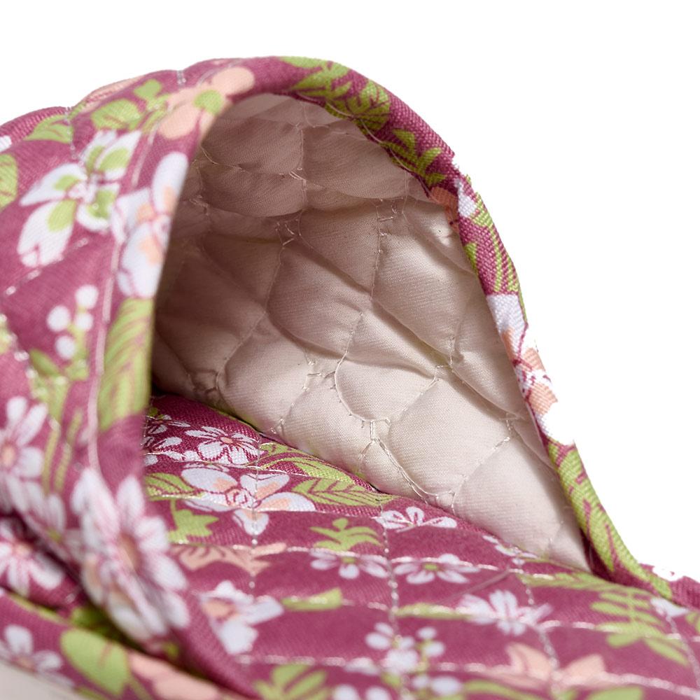 Floral Fabric Slippers Korean Style Unisex Home Shoes Soft Comfortable Non Slip Indoor Outdoor