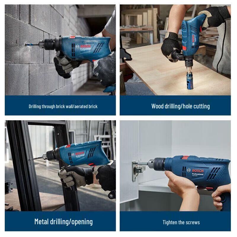 Bosch Corded Impact Drill & Screwdriver CN Plug (adapter Included)