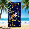 1Pc Space Adventure Friends Beach Towel Quick Dry Multiuse For Beach Pool Gym Yoga Home Travel Christmas Halloween Xmas Gift Es123