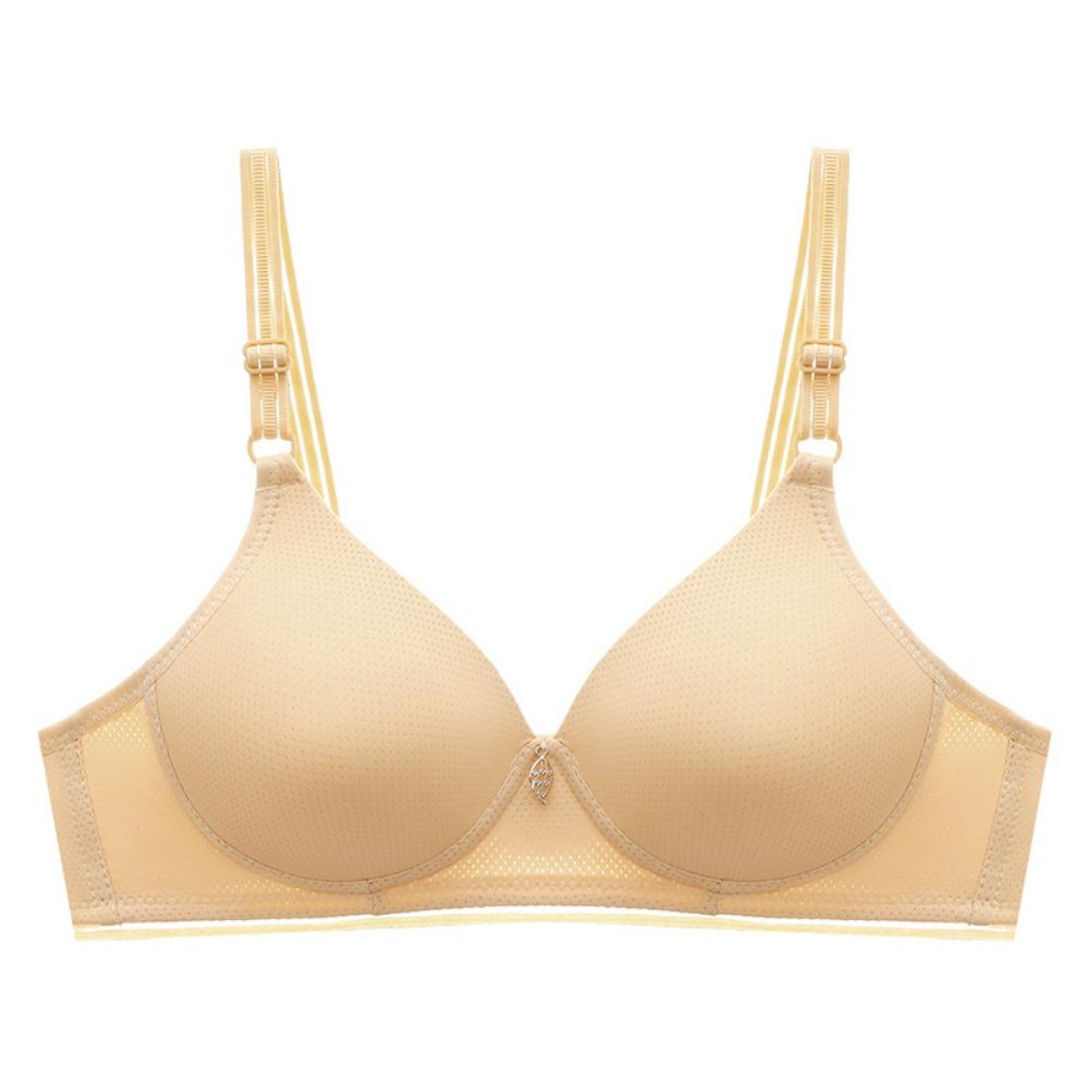 

Тонкий двубортный бюстгальтер в весенне-летнем стиле для людей среднего и пожилого возраста с маленькой грудью и без косточек для мам 38/85