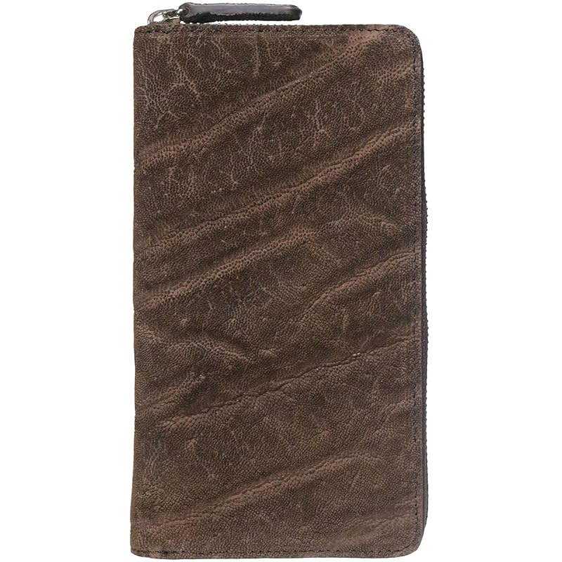 

[Berkut] brown elephant leather long wallet men s wallet elephant skin elephant skin elephant leather Genuine leather genuine leather leather male
