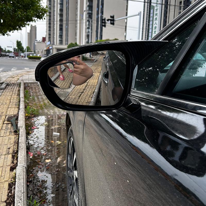 For Peugeot 508 2011 2012 2013 2014 2015 2016 2017 2018 Bullhorn rearview mirror protective cover made of ABS material