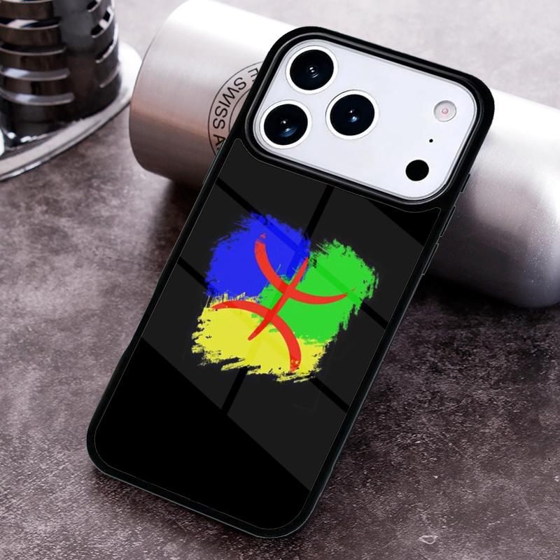 Amazigh Flag Phone Case For iPhone 17 16 15 14 13 12 11 Pro Max Plus 17Air Soft Silicone Cover