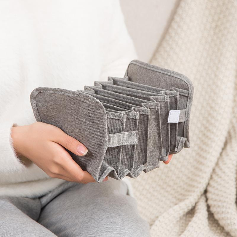 1pc Underwear Storage Box, Wardrobe Drawer Separated Storage Box, Household Organizing Storage Box