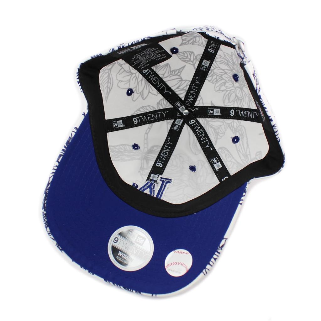 New Era 9TWENTY Strapback Los Angeles Dodgers MLB Floral Core Classic Strapback Los Angeles Dodgers Women's Cap, Cap, White, [Used]