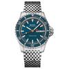 Navigator Automatik Mechanisches Uhrwerk 200M Wasserdicht Uhr Blaues Zifferblatt Stoffarmband Herrenuhren M026.830.11.041.00