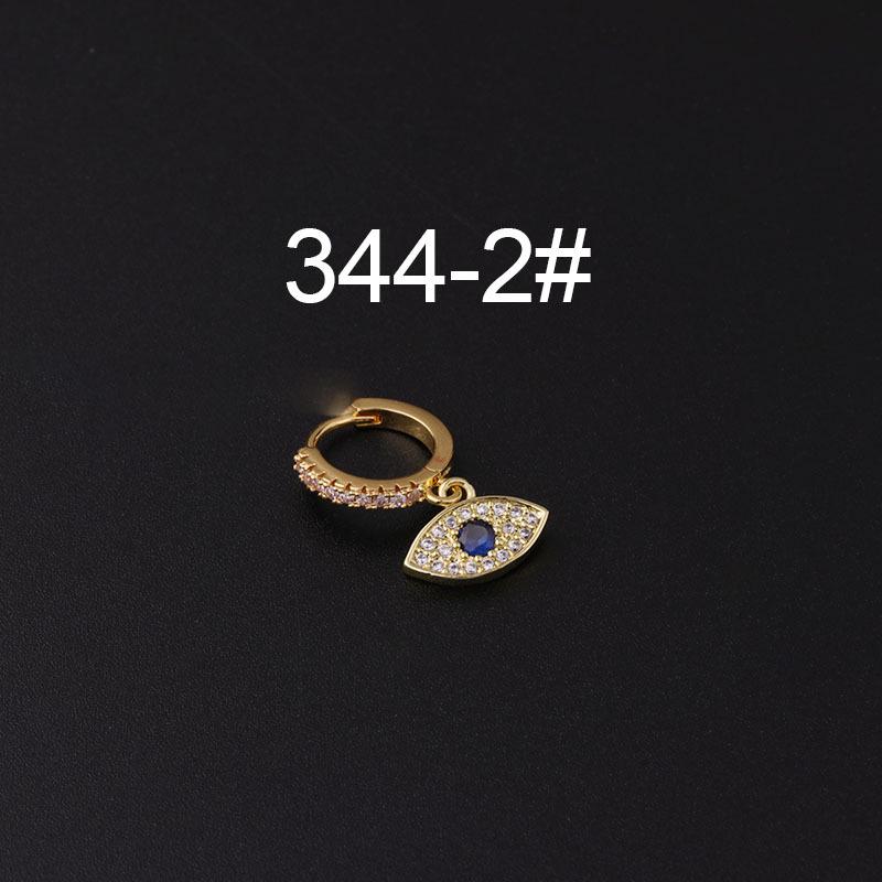 Micro-Pavé Zircon Irregular Ear Cuff Earrings