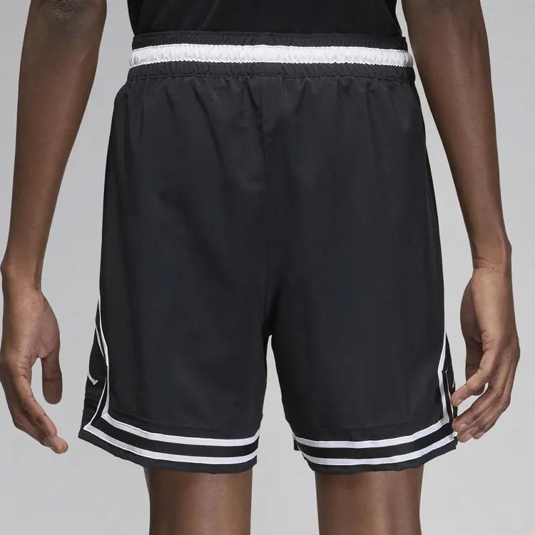 Jordan Sport Collection Dri FIT Woven Diamond Shorts Casual Shorts Men's Black / White / White (Unisex) Casual Shorts FQ2989 | Black