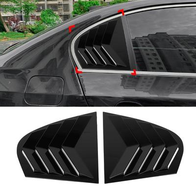 Paire de Garnitures de Cache-Volet Arrière de Voiture, Garniture d'Évent de Volet Latéral Arrière Élégante pour Série 5 E60 2004 à 2010