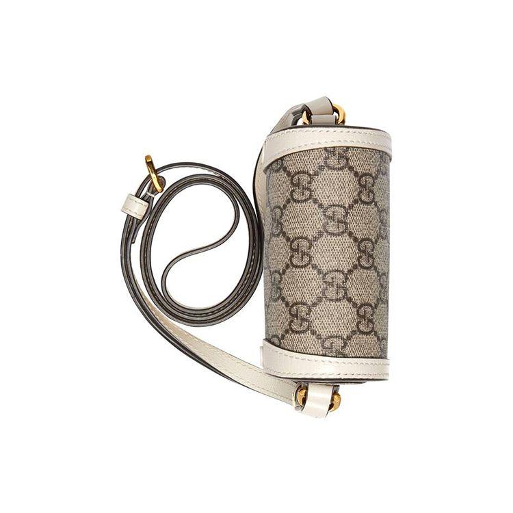 Gucci GG Supreme Canvas Horsebit Mini Crossbody Bag For Unisex Daily Use