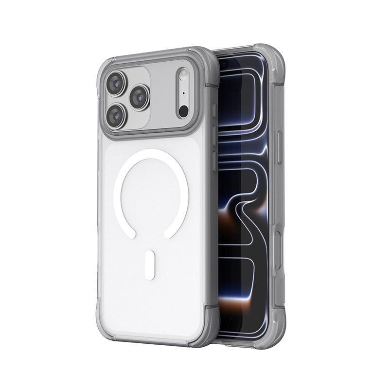 Applicable to Apple iPhone11promax airbag skin-sensitive transparent magnetic mobile phone case Apple 11 magnetic mobile phone case