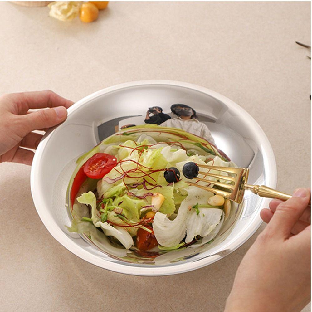 Rust-Proof Fruit Plate 304 Stainless Steel Serving Dishes Snack Storage Tray  Home Kitchen