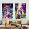 Anime Hhelluva Boss Tapestry Microfiber Wall Hanging For Bedroom Living Room Decor Outdoor Festival Garden Bar Background