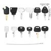 12Pcs Heavy Equipment Construction Ignition Key Set Machinery Key for Machines Universal Engine Start Switch Key