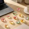 Holiday Countdown Squeeze Toys, Advent with Calendar Christmas Cute Silicone Dumpling Figures, Surprise Gift