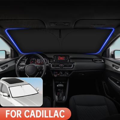For Cadillac XT4 2019-2026 2026 2026 2026 Car Windshield Sunshade Cover Front Window Sun Shade Visor Auto Interior UV Protection