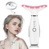 Electric Neck Massager Wrinkle Reducing Therapy Device 3 Lights Modes Face Lifting Instrument Portable Face Massager