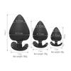 Silicone Peach-Shaped Anal Plug for Men & Women - Butt Plug & Dilator with Pull Beads