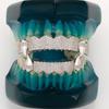 Lightweight Vampires Fangs With Gold Silver Color Options Sturdy Copper Costume Teeth For Theme Parties