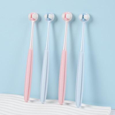 1/2Pcs Toothbrush Three-Sided Soft Bristle Teeth Whitening Brushes Comprehensive Cleaning Family Toothbrushes Dental Oral Care