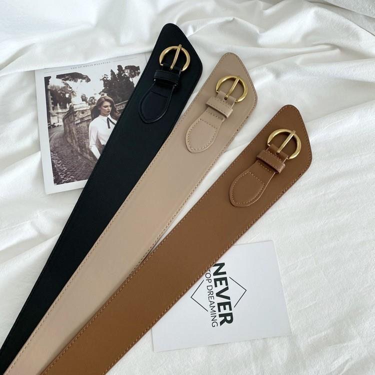 

Новые модные ремни для женщин, пояса из искусственной кожи золотого цвета с квадратной пряжкой, популярный корсет для тела, женские широкие мягкие пояса коричневый