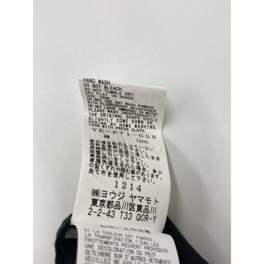 Y's YE-P71-058 BLACK COTTON BROADCLOTH DRAWSTRING PANTS Bottoms 2 blackUsed