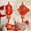 2024 Chinese Knot Fu Character Pendant for Living Room and Entrance - Spring Festival New Year Decoration