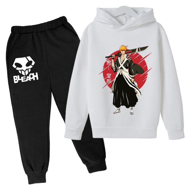 Buy Spring Autumn Bleach Anime Hoodie Kurosaki Ichigo Print Tracksuit