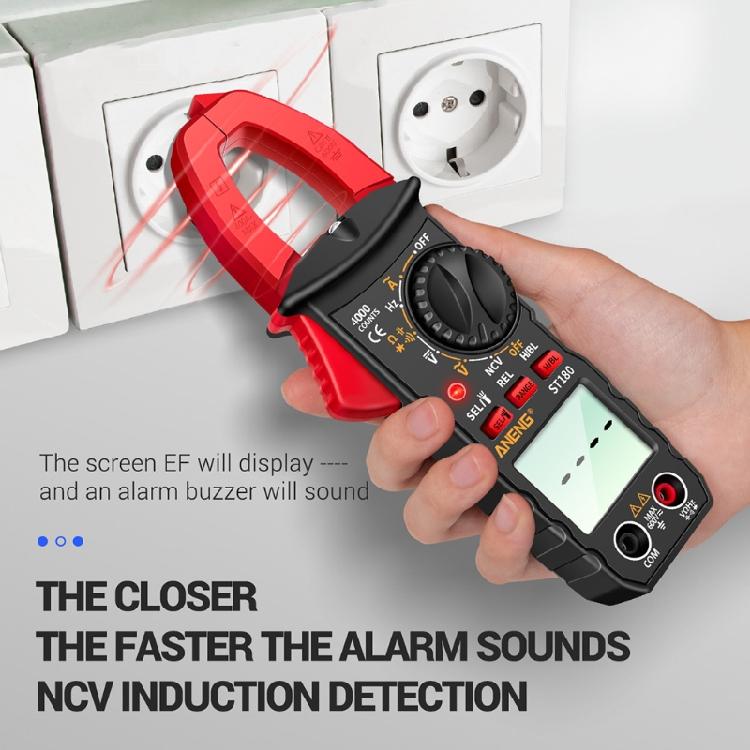 AC/DC Digital Clamp Meter T-RMS 6000 Counts, Multimeter Voltage Tester Auto-rang