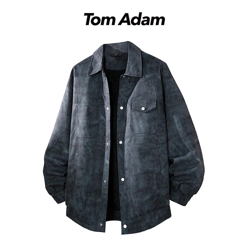 TOM ADAM 2025 Autumn Loose Fit Tie-Dye Workwear Jacket