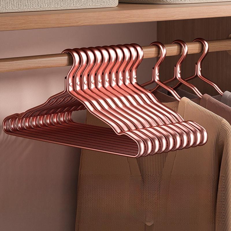 Clothes Hangers Metal, Smooth Surface Shirt Dress Hanger, Durable Heavy Duty Coat Hangers, Standard Hangers for Jacket Trouser