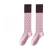 1 Pair Trend Socks Hot Diamond Luxury Rhinestone Medium Tube Women's Socks Four Seasons Fashion Cotton Hosiery