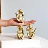 3pcs/set Miniature Monkey Figurines Home Decorative Ornament Crafts Home Bedroom Dormitory Decor Crafts Miniatures