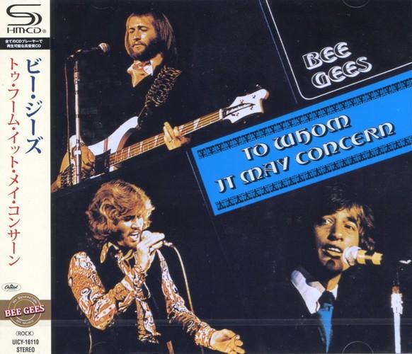 CD BEE GEES To Whom It May Concern SHMCD UICY16110 CAPITOL 2022 Япония Obi Rock