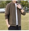 Men's Plus Size Fleece Jacket - Thick Stand Collar, Casual Autumn/Winter Outdoor Sports