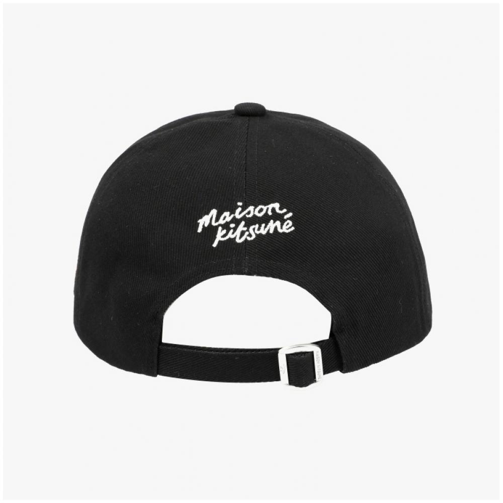 Maison Kitsune Double Fox Head Patch Cap Om611cfww0096