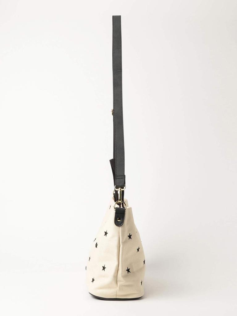 B:MING LIFE STORE by BEAMS / Tote Bag B:MING by BEAMS 2-Way Star Embroidered Bag Women's Off White One Size