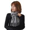 VITAFELICE Cashmere 100% Scarf, Women's, Xxs-30074z (Light Gray)