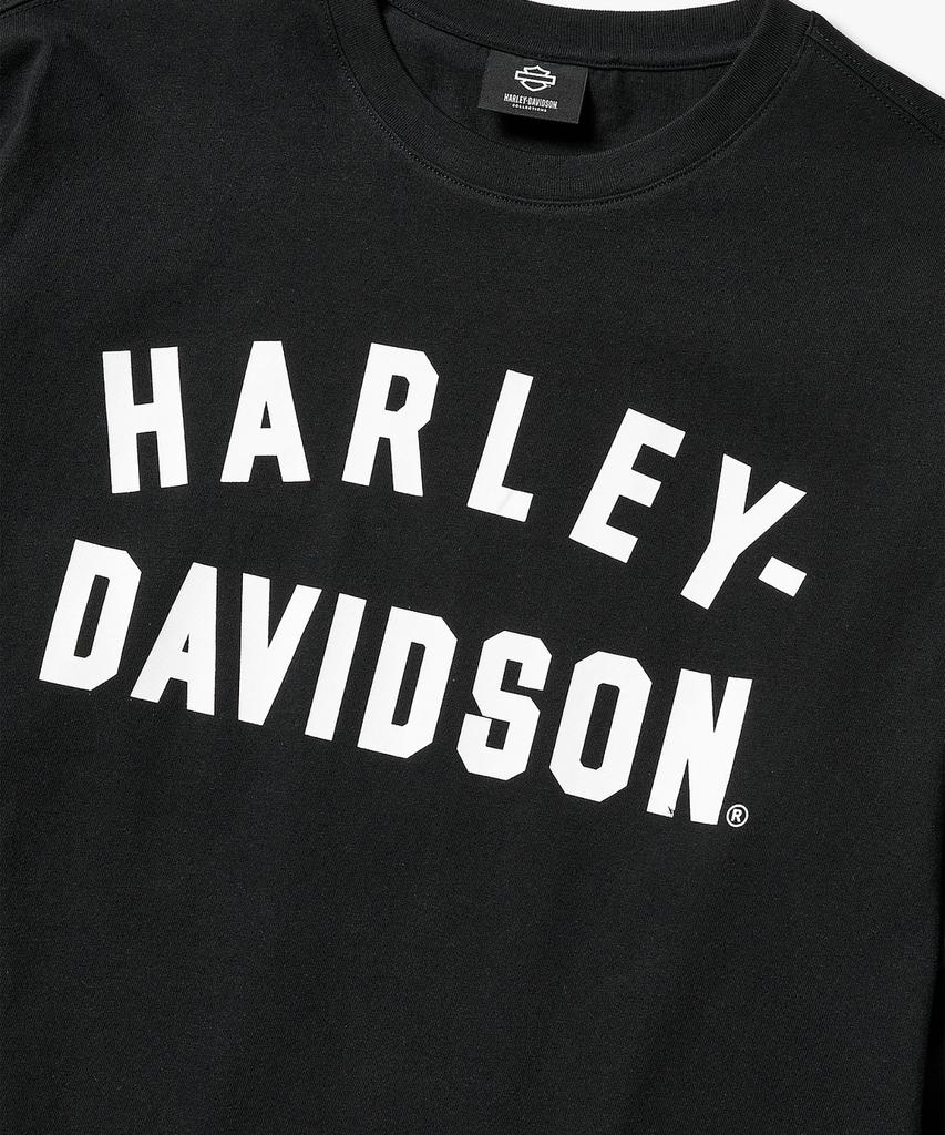 HARLEY-DAVIDSON COLLECTIONS® [1903] Flat Track Langarm-T-Shirt Schwarz_Hh16111001