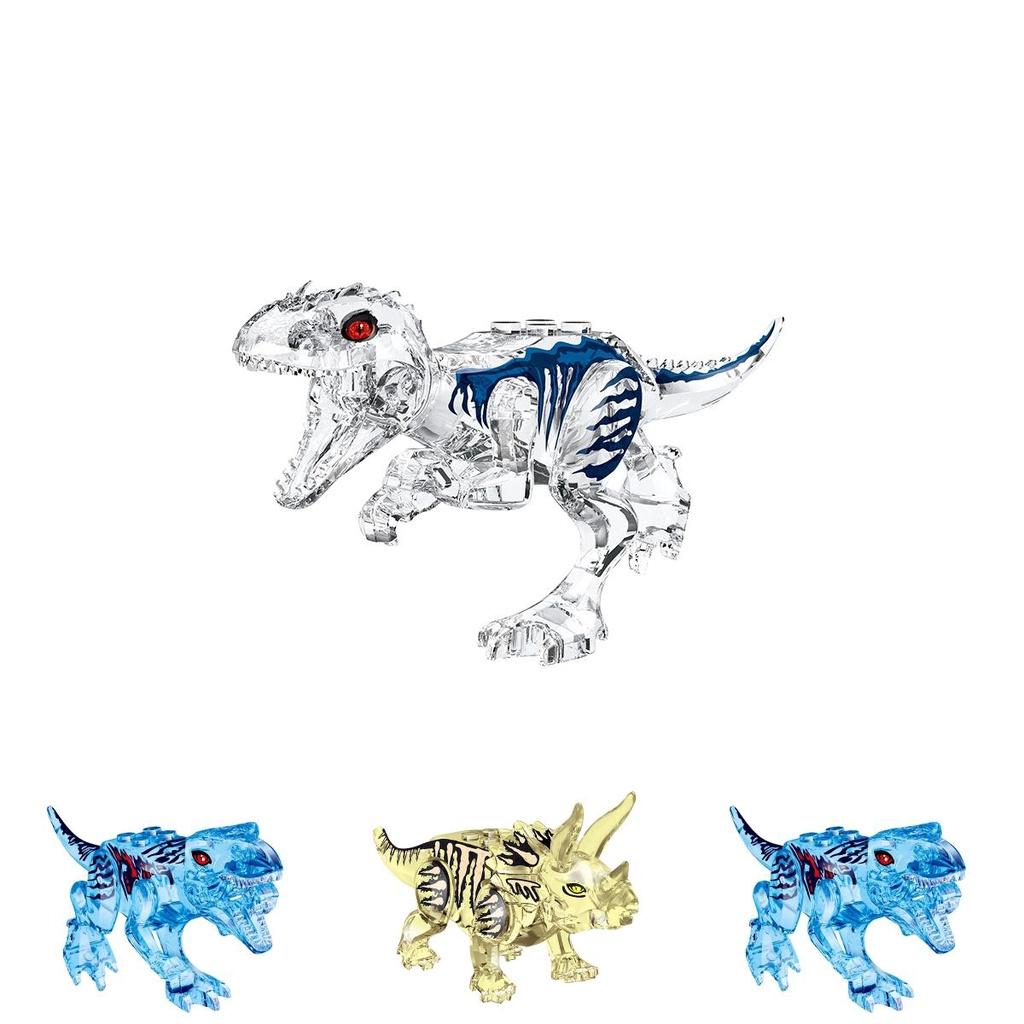 Jurassic Crystal Dinosaur Building Blocks Educational Toy For Creative Play Yg77034