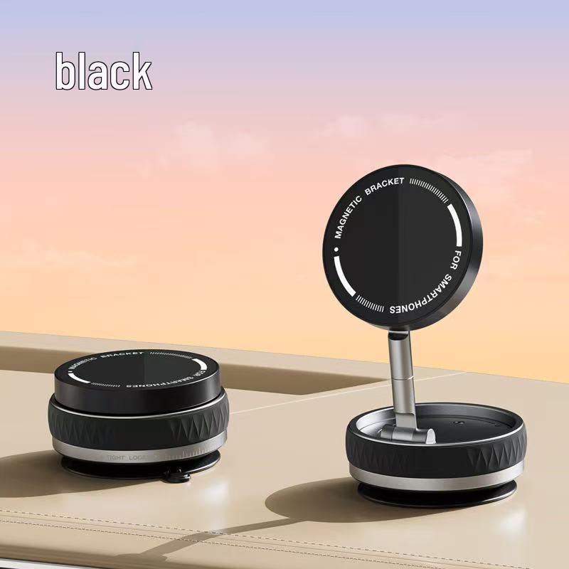 Magnetischer Vakuum-Saug-Autohalter mit drehbarem und klappbarem Anti-Shake-Ständer
