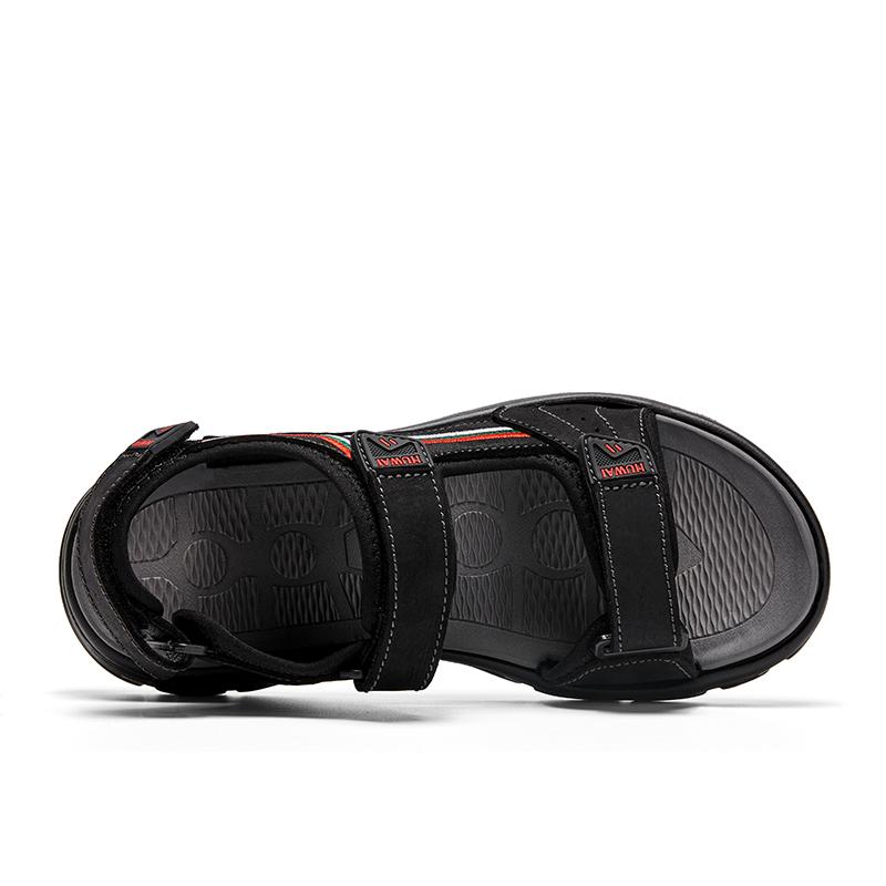 38-46 Summer Men's Leather Outdoor Sport Sandals  Casual Non-Slip Beach Sandals for Men