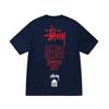 STU Stutucci American trendy brand short-sleeved letter printing summer men's and women's crew neck loose heavy cotton T-shirt