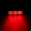 3 LED Car Truck Emergency Strobe Warning Light Hazard Indicator Flash Grille Lamp Red