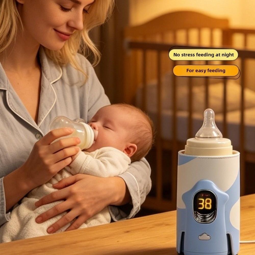 Wireless Breast Milk Warmer Multifunction Bottle Warmer Sleeve Smart Baby Bottle Warmer  Newborn